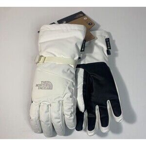 THE NORTH FACE Montana Pro GTX Gore-Tex Ski Gloves Womens MEDIUM White Black